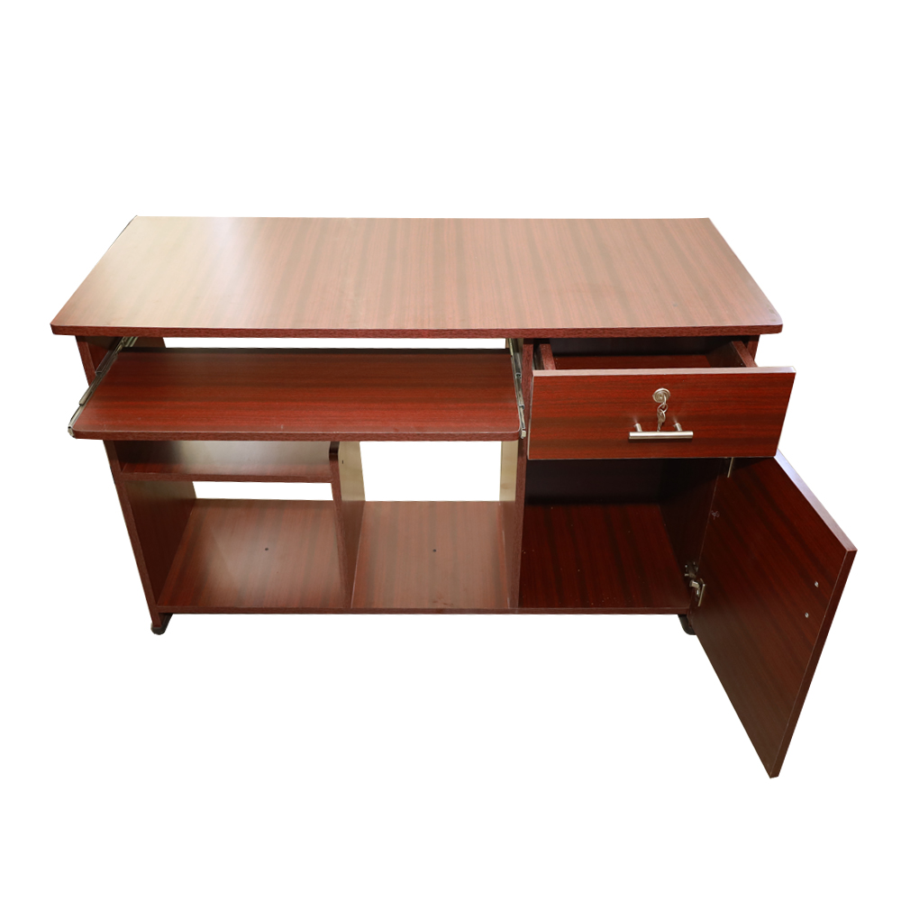 Computer table with drawer